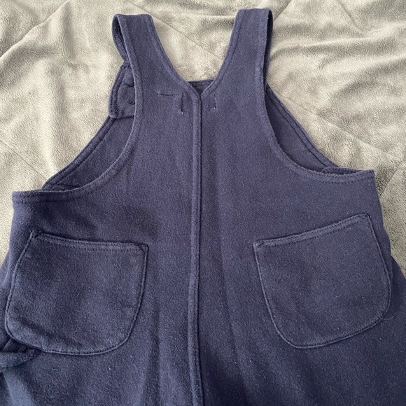 Baby Gap Button Down Overalls Navy 12-18M - Picture 4 of 6